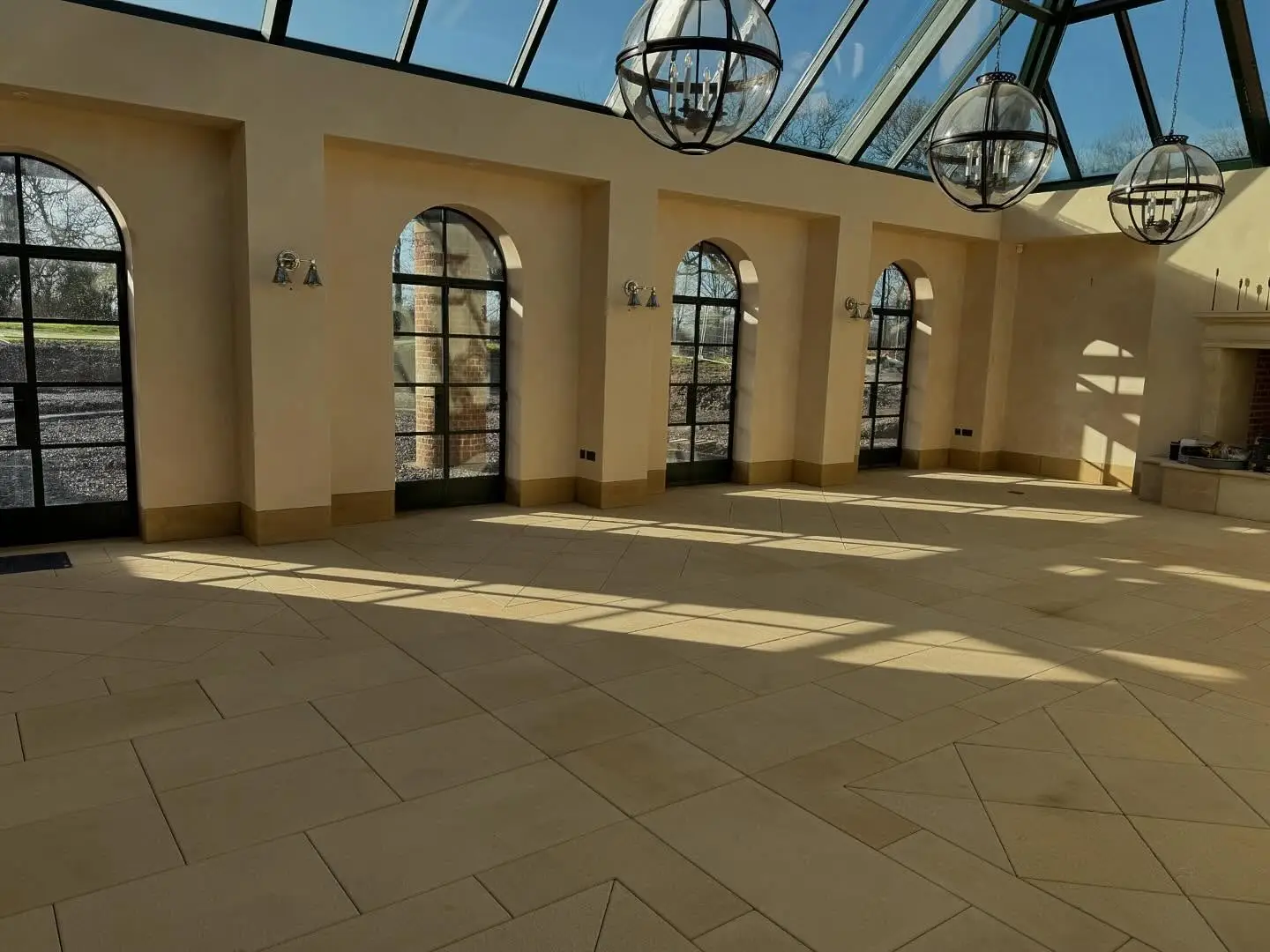 Orangery Stone Floor — stone masonry by Markstone