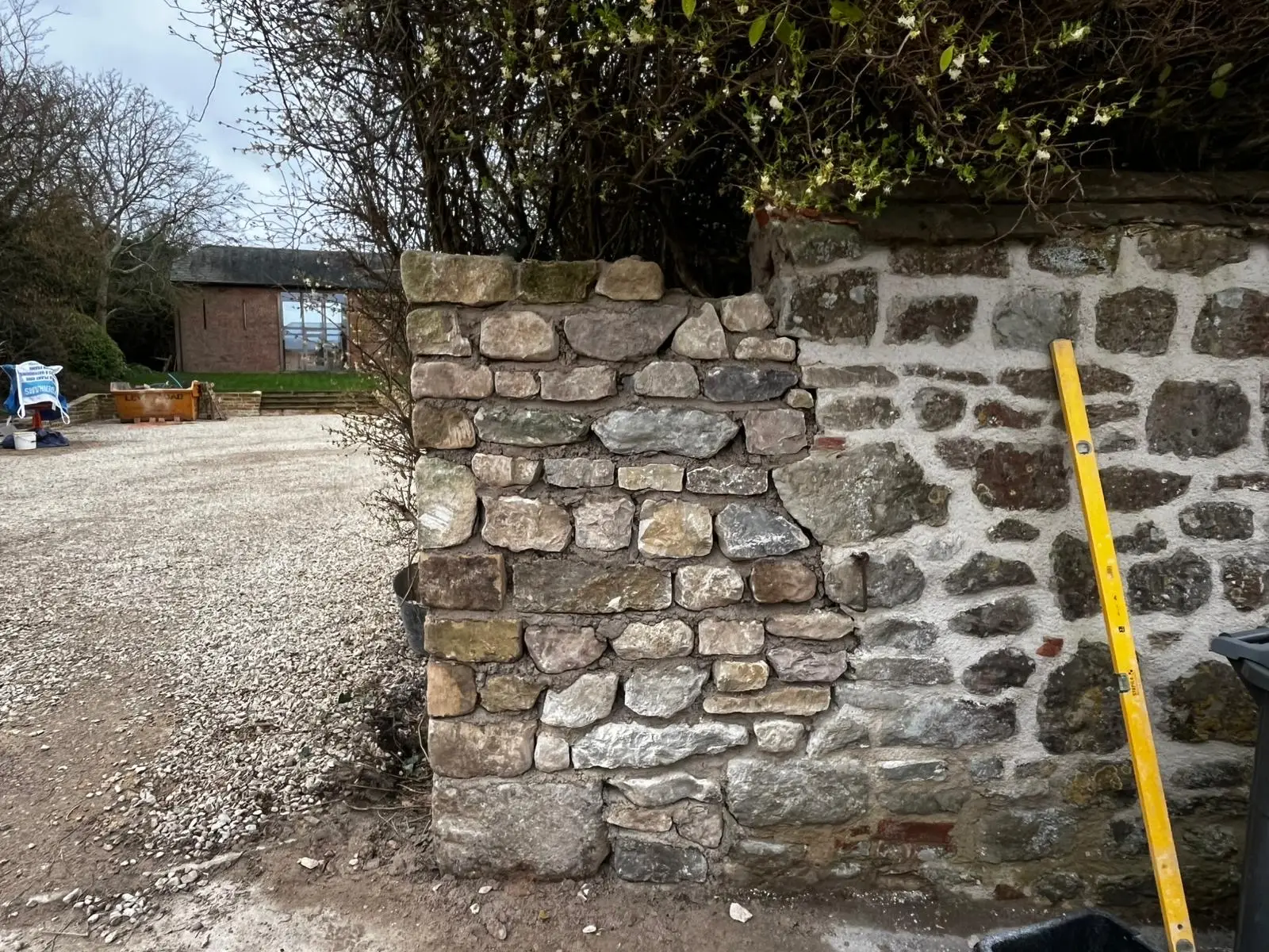 Entrance Wall — stonework by Markstone