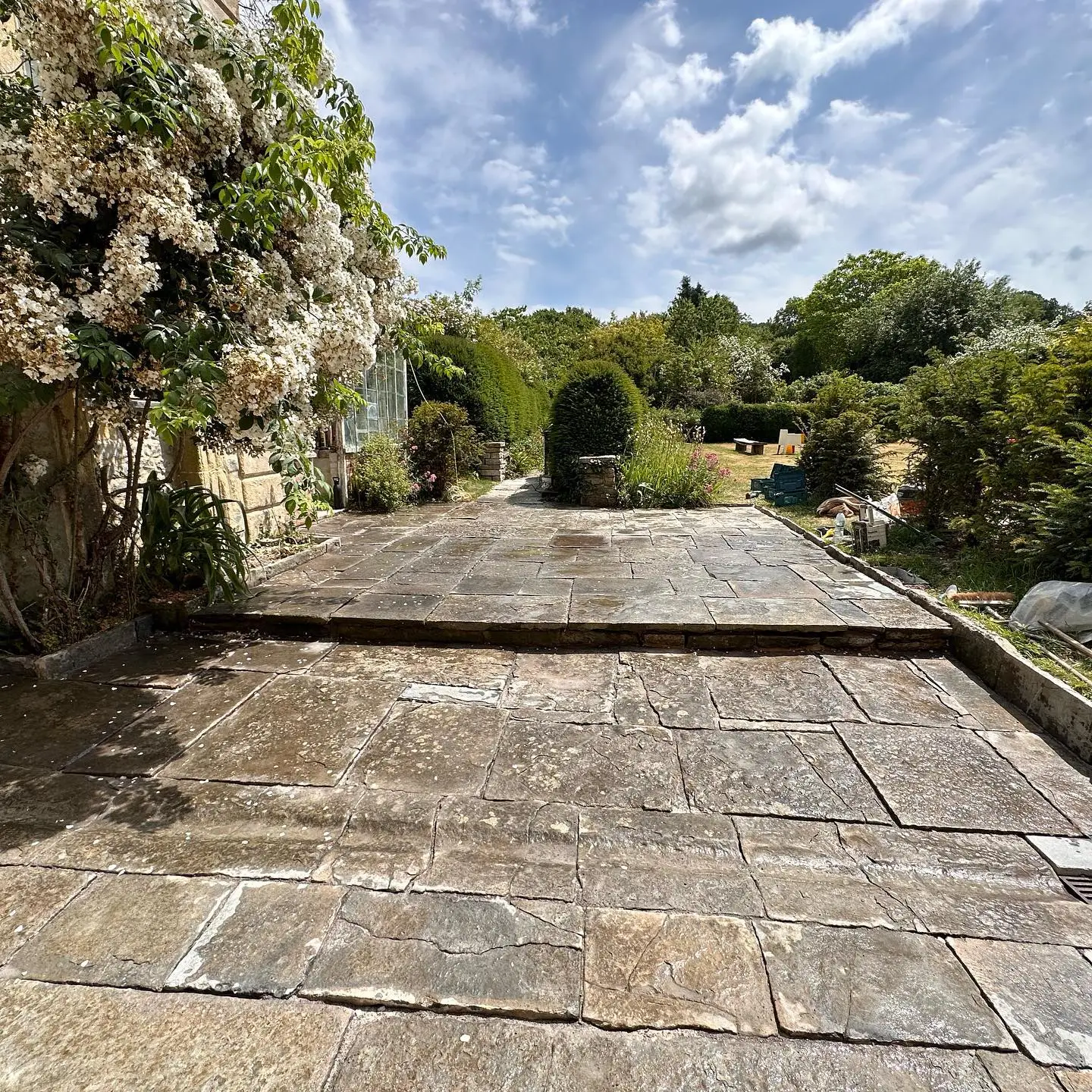 Patio Restoration — stonework by Markstone