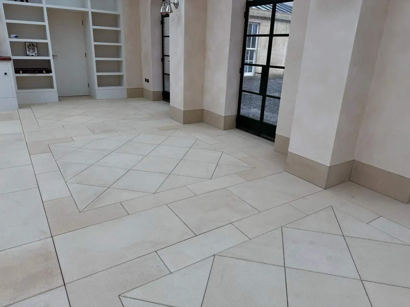 Orangery Stone Floor — stonework by Markstone