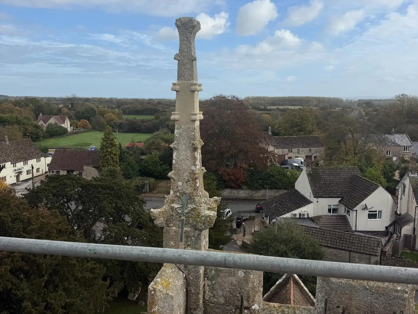 Church Pinnacle Repair — stonework by Markstone