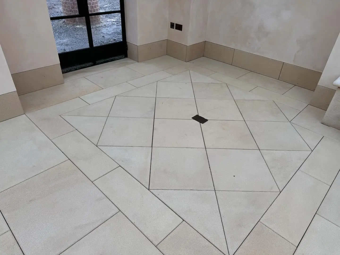 Orangery Stone Floor — stonework by Markstone