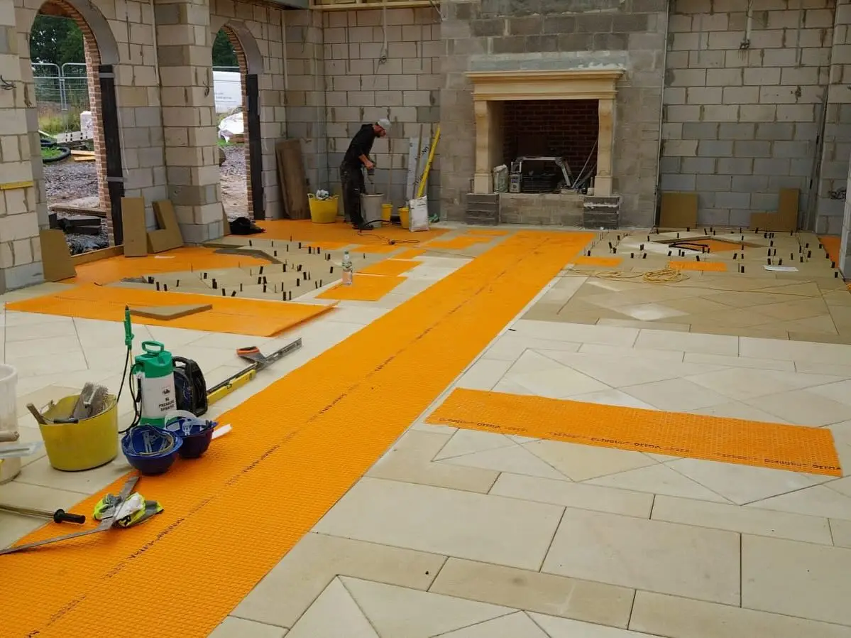 Orangery Stone Floor — stonework by Markstone