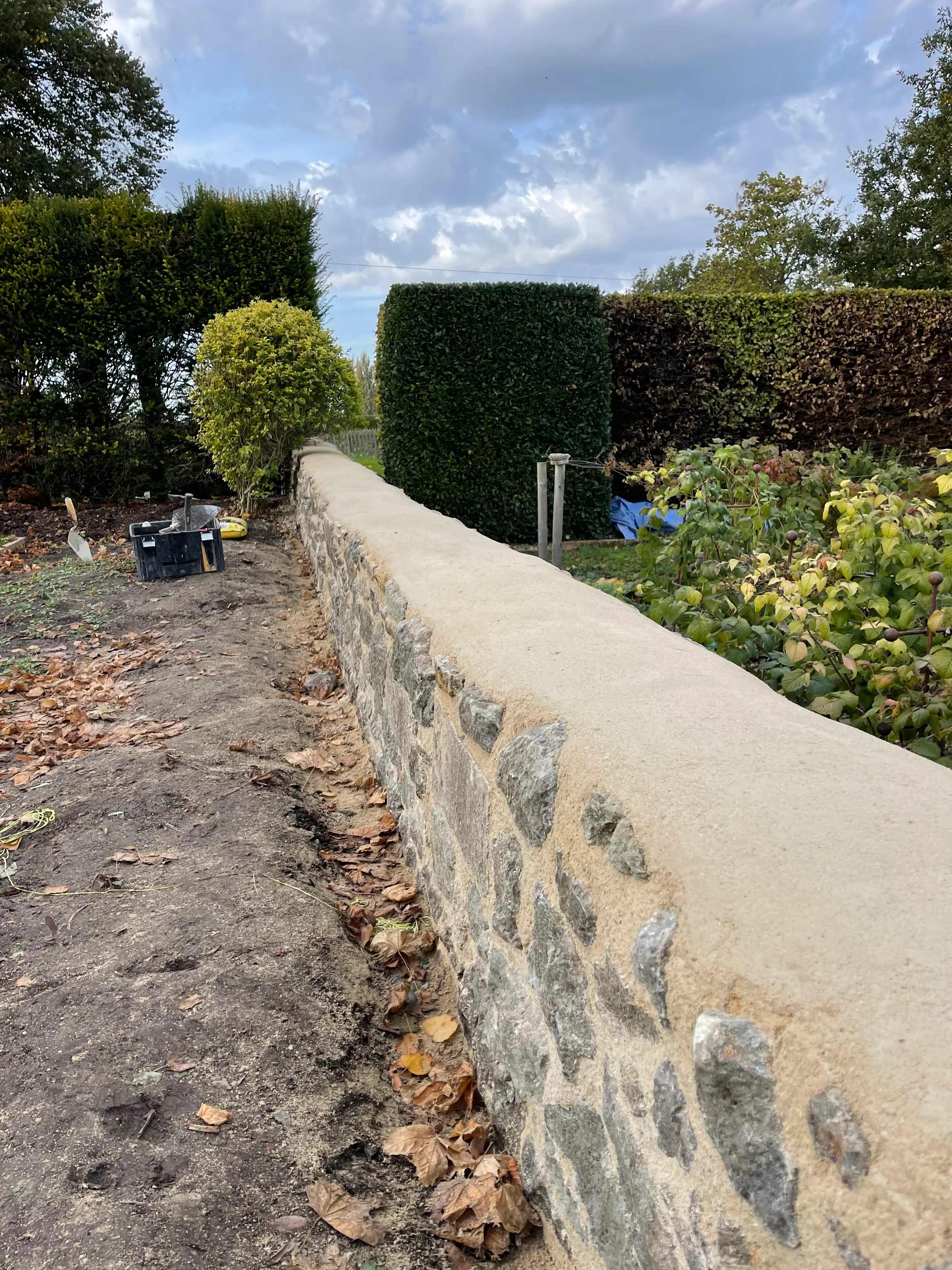 Garden Wall — stonework by Markstone