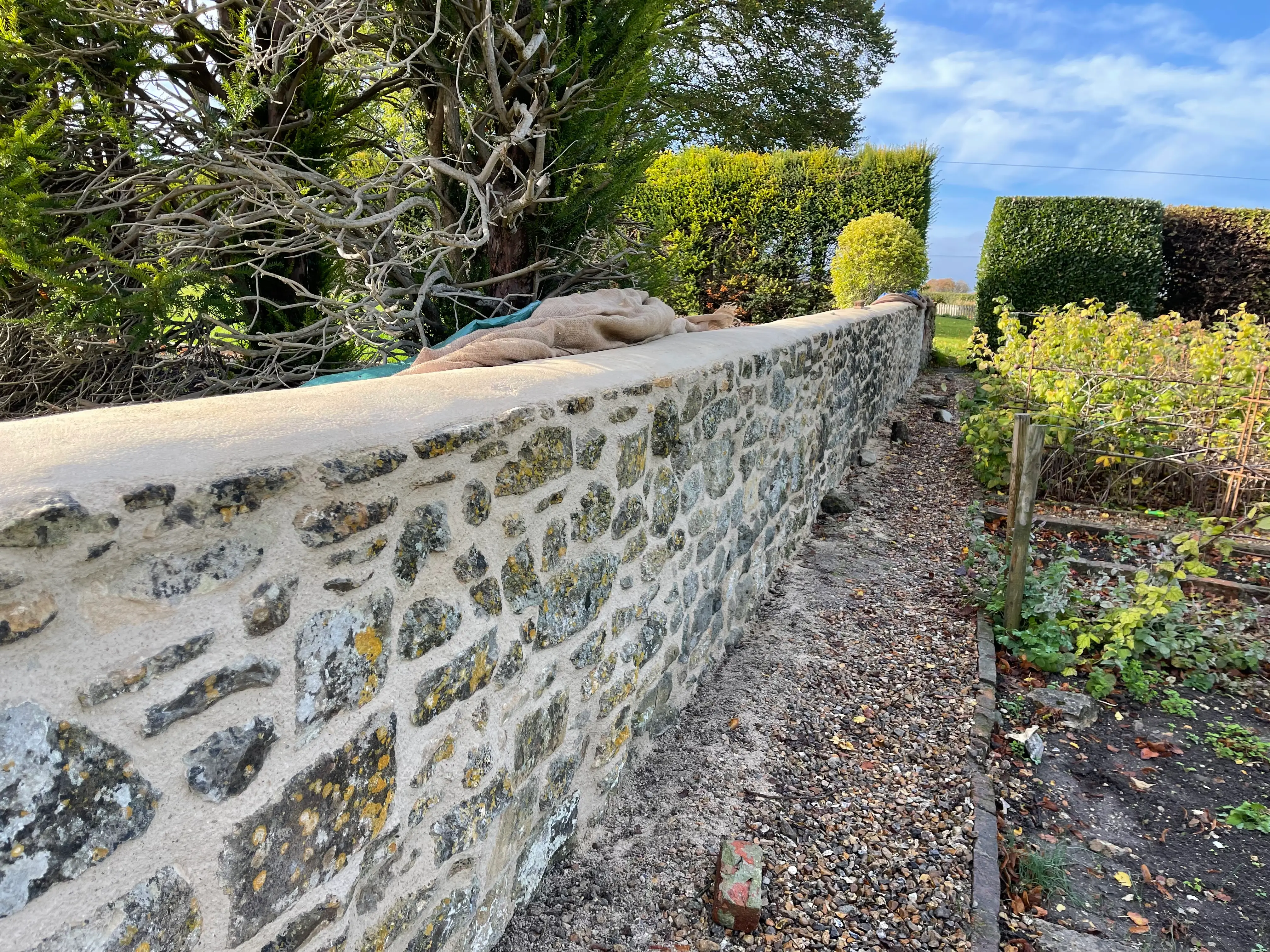 Garden Wall — stonework by Markstone